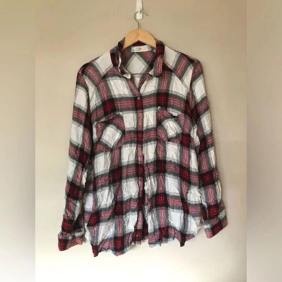 🟧 Maurices | Plaid Button Up - Picture 2 of 7